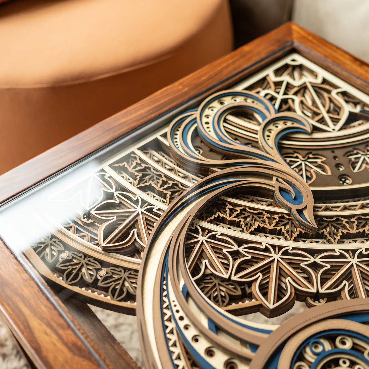 Phoenix Table Phoenix Layered Wood Coffee Table | STEREOWOOD