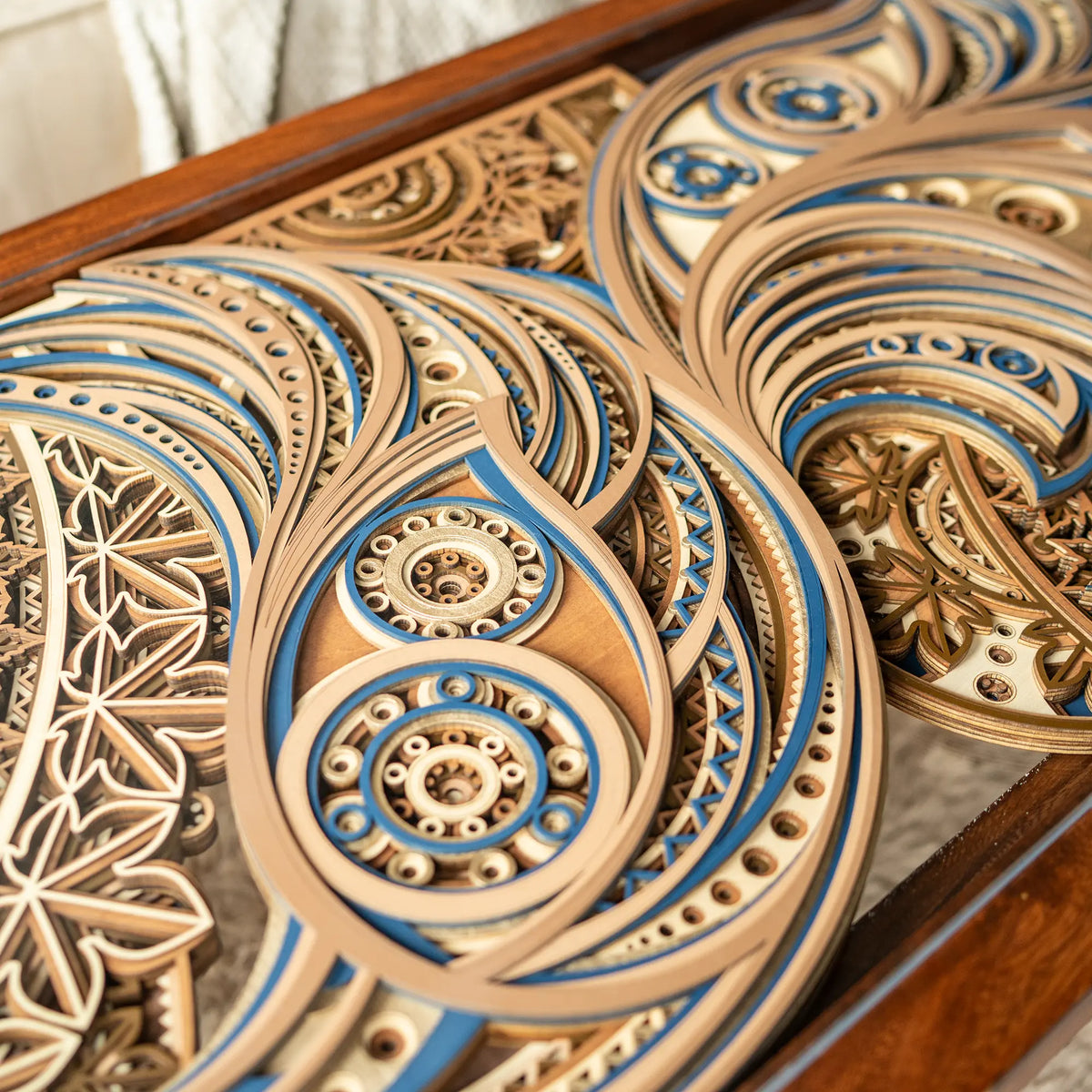 Phoenix Table Phoenix Layered Wood Coffee Table | STEREOWOOD