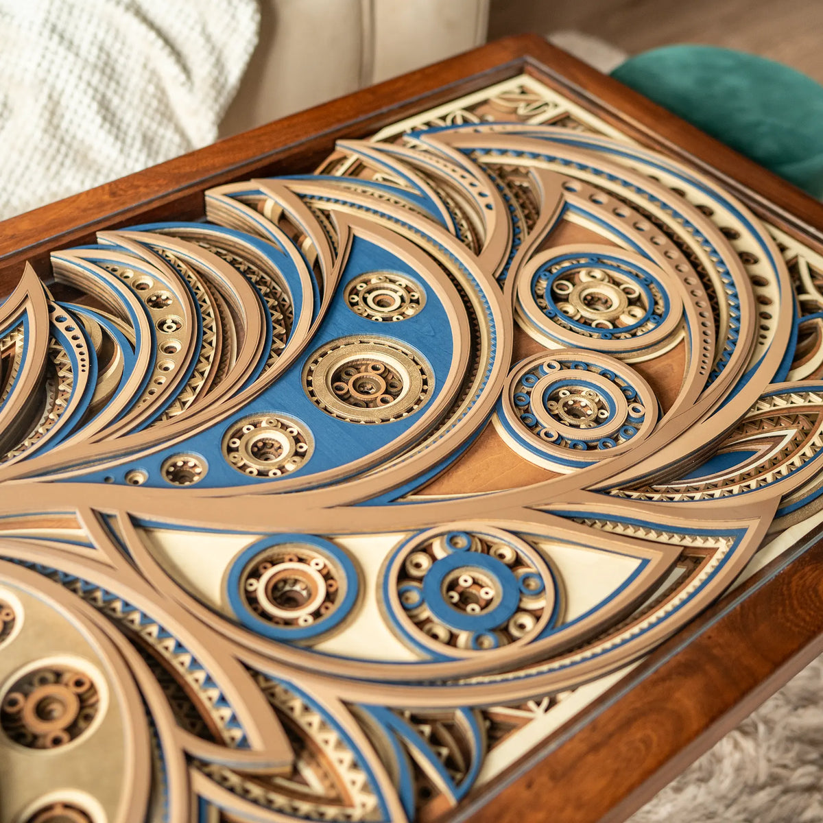 Phoenix Table Phoenix Layered Wood Coffee Table | STEREOWOOD