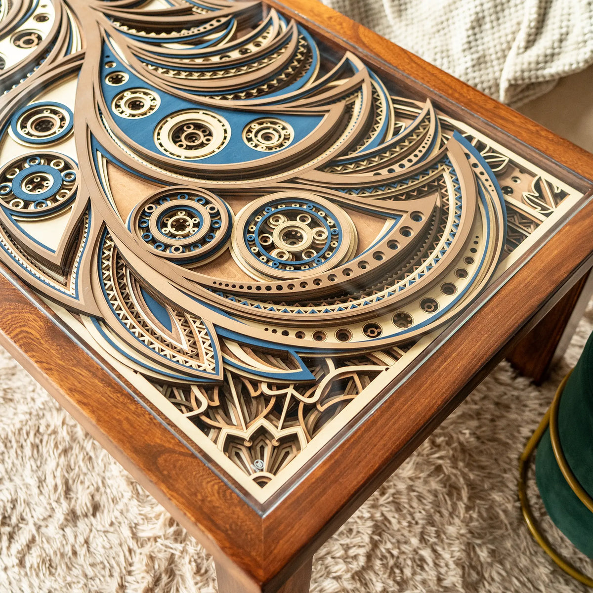 Phoenix Table Phoenix Layered Wood Coffee Table | STEREOWOOD
