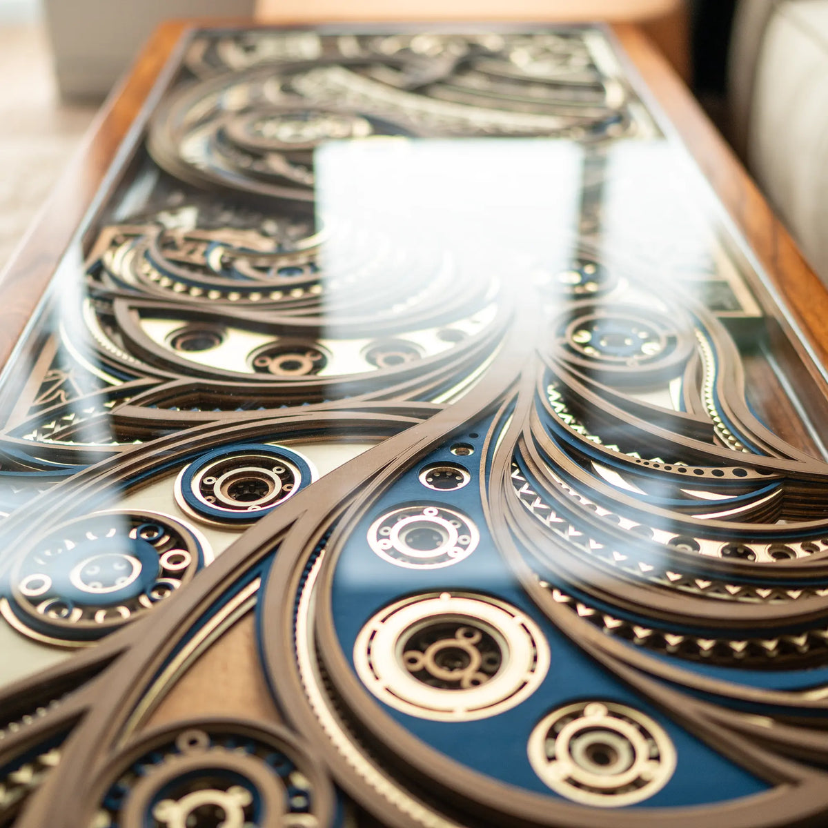 Phoenix Table Phoenix Layered Wood Coffee Table | STEREOWOOD