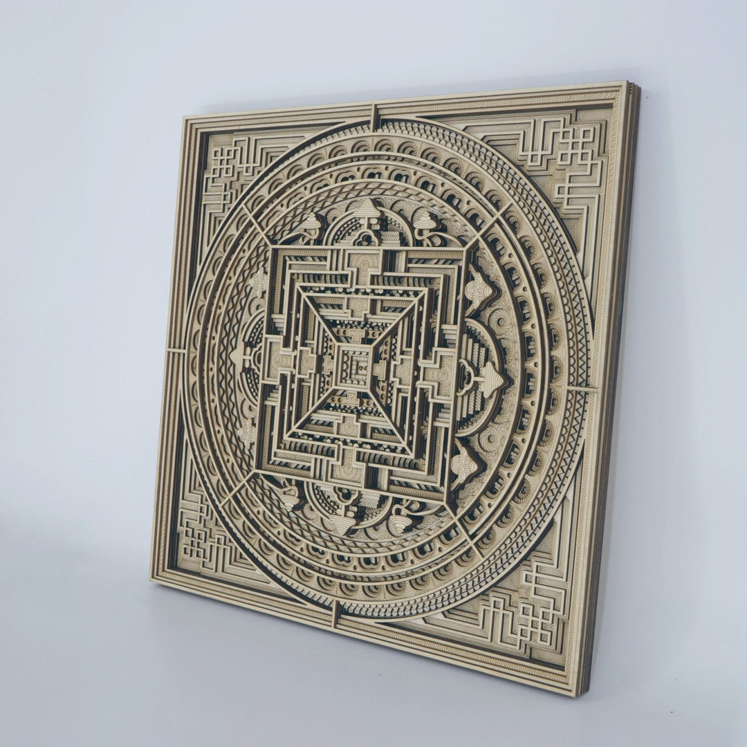 Mandala II Multilayer Wood Wall Art