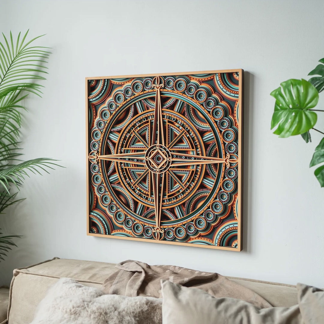 Southern Cross Multilayer Wood Wall Art