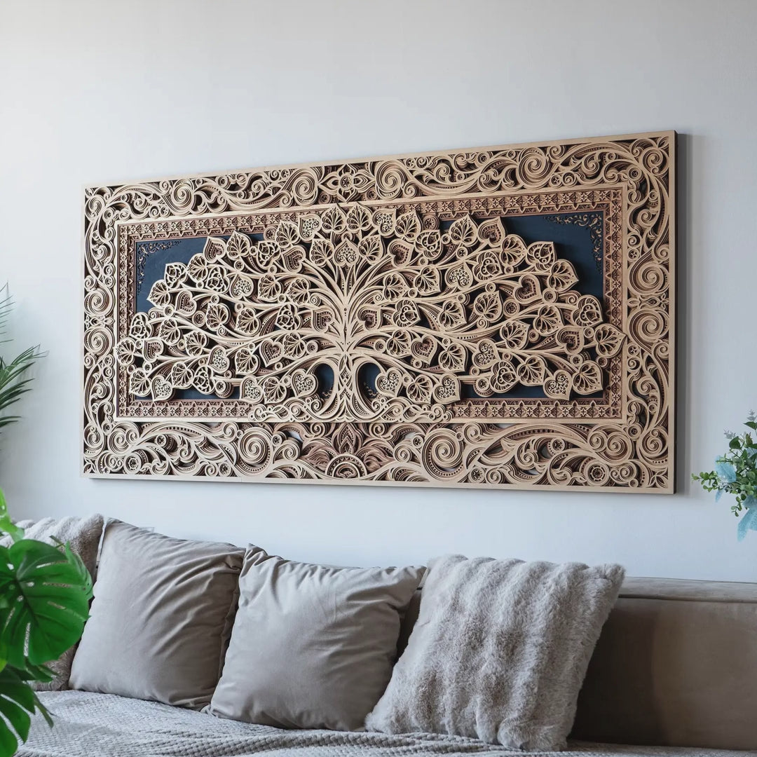 Tree of Life Multilayer Wood Wall Art