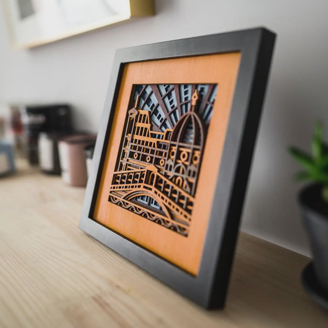 Italy Layered Wood Desktop Decor