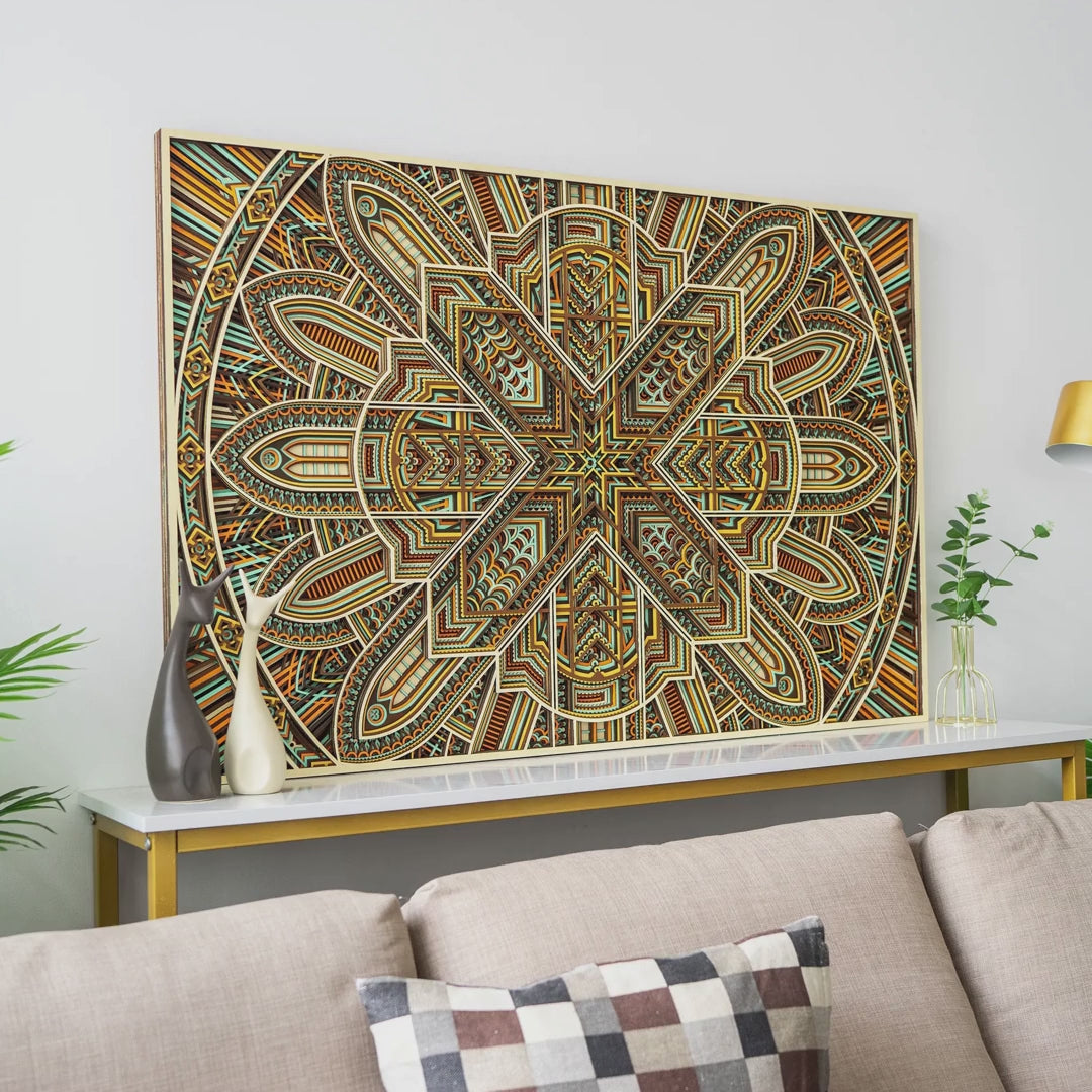 Glint Multilayer Wood Wall Art