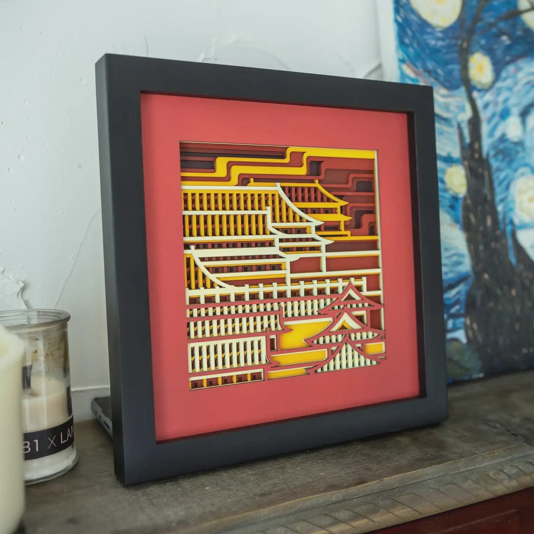 China Layered Wood Desktop Decor