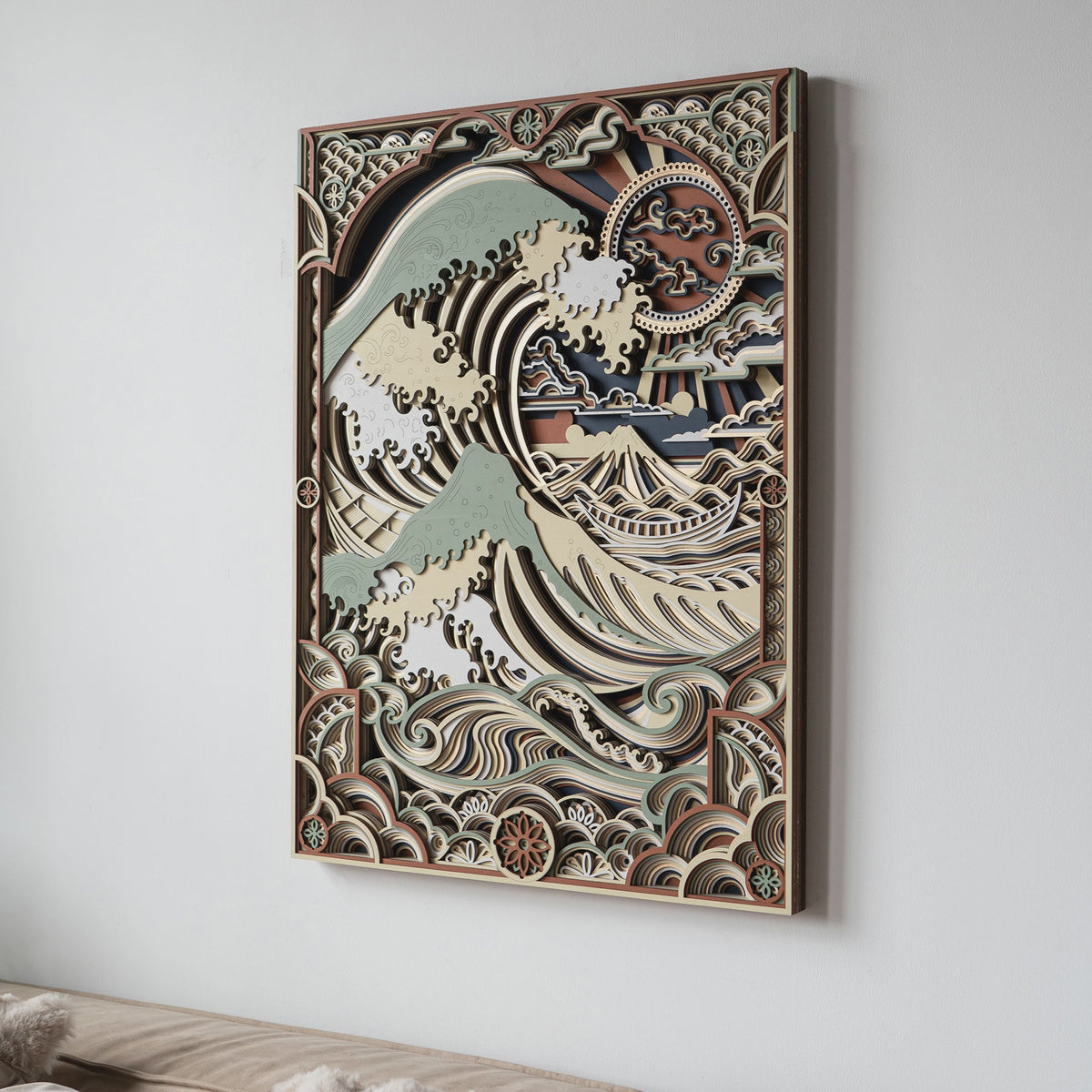 TIDES BENEATH THE SUN Wood Wall Art