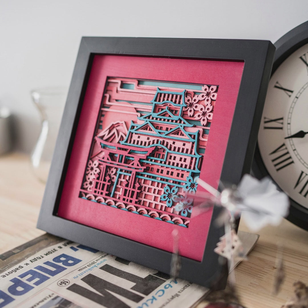 Japan Layered Wood Desktop Decor