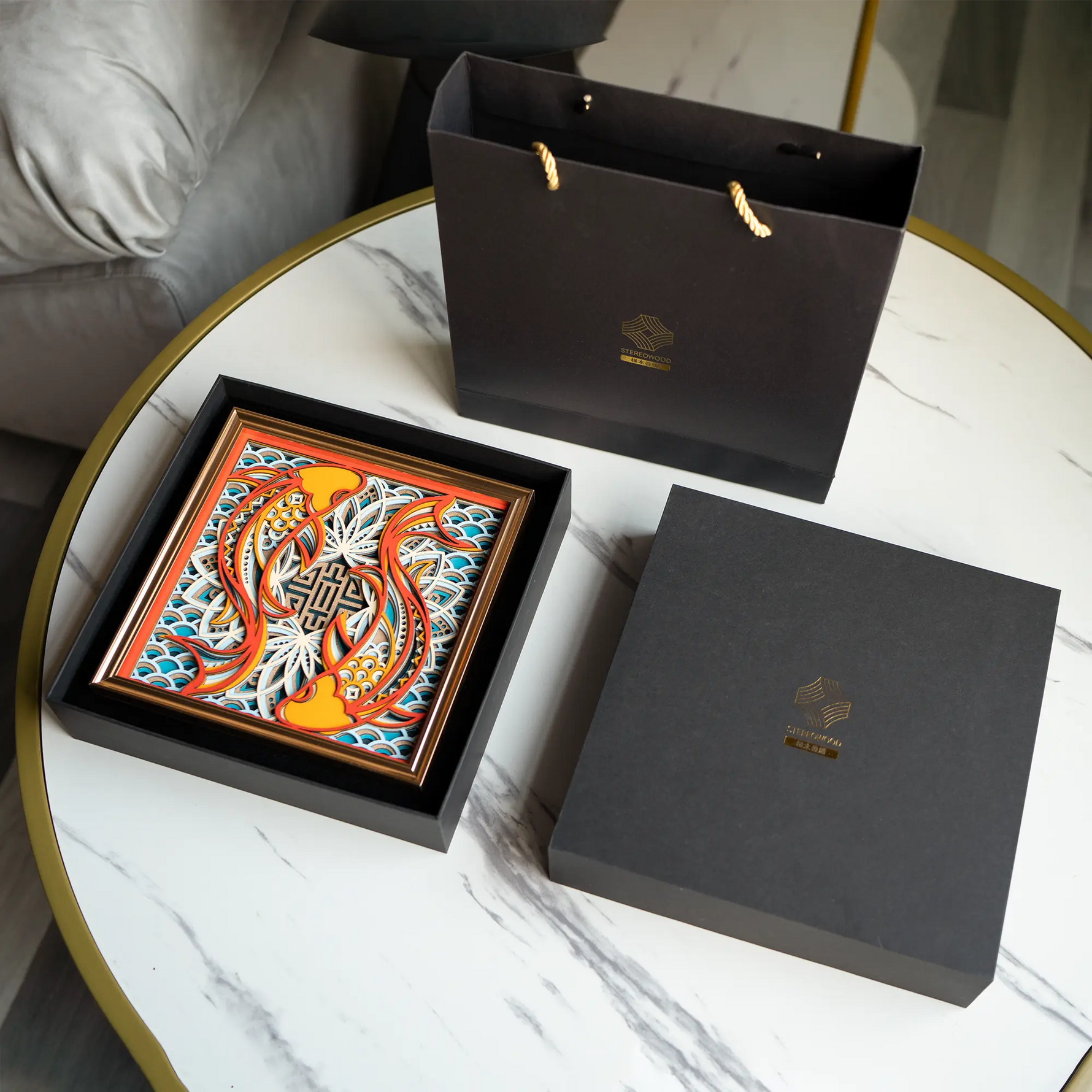 Serene Koi gift packaging