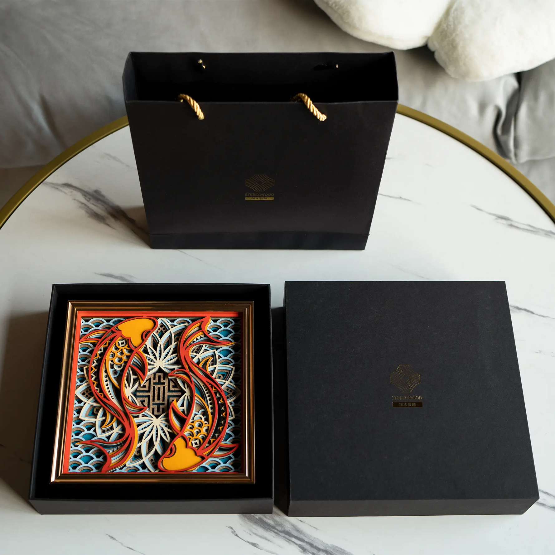 Serene Koi gift packaging